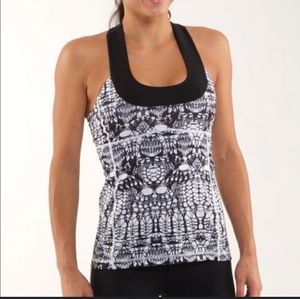 Lululemon Scoop Neck Tank Glacier Lace